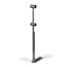 Стойка для двухуровневого хореографического станка в пол - модель №1, цвет: серый Стойка для двухуровневого хореографического станка в пол - модель №1, цвет: серый